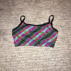 Girls DANSKIN sports bra.